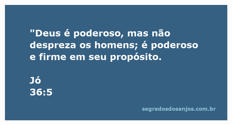 Ilustração do versículo Jó 36:5 destacando a grandeza de Deus e seu cuidado pelos seres humanos.