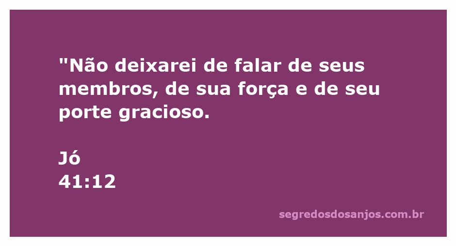 Representação artística do leviatã, destacando seus membros e porte gracioso, conforme descrito em Jó 41:12.