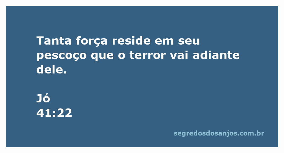 Imagem de um imponente leviatã simbolizando a força e o terror descritos em Jó 41:22.