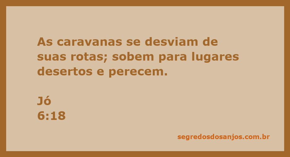 Imagem representando caravanas se desviando de suas rotas em um deserto, simbolizando a perda de direção e propósito.