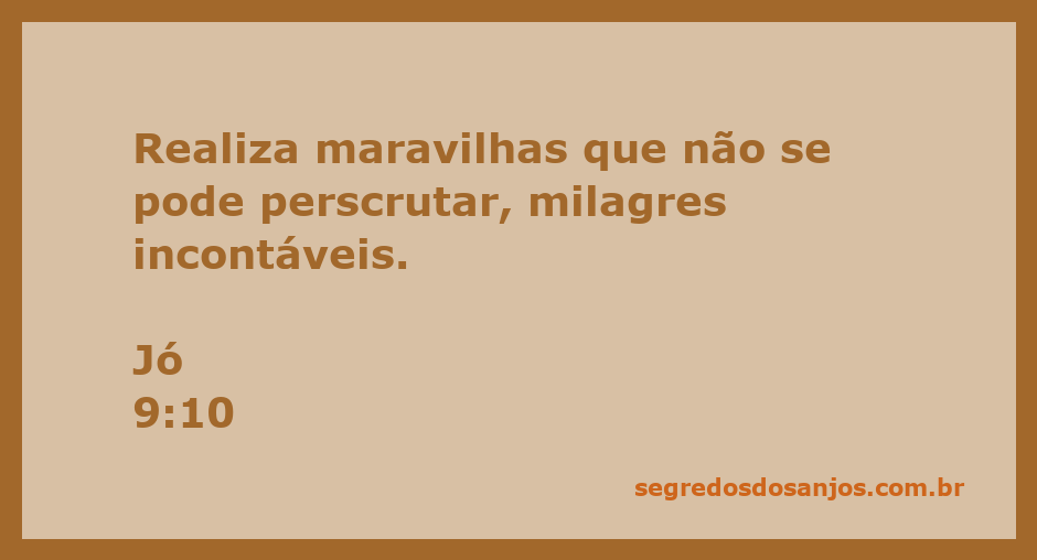 Imagem representando maravilhas e milagres descritos em Jó 9:10