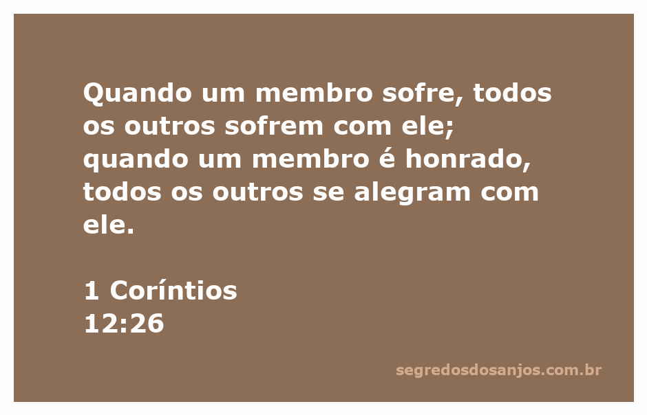 Ilustração de um corpo humano representando a unidade e interconexão dos membros, simbolizando o versículo de 1 Coríntios 12:26.
