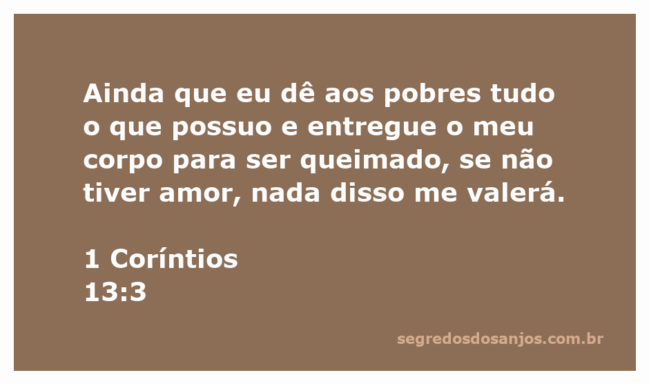 Uma imagem que ilustra o ato de dar aos pobres e a importância do amor nas ações altruístas.