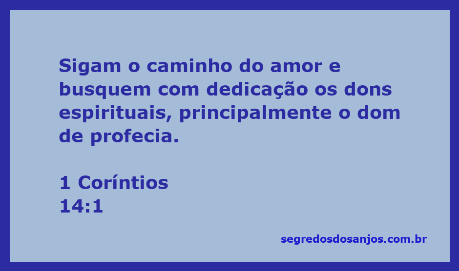 Imagem inspiradora representando 1 Coríntios 14:1, com foco no amor e nos dons espirituais.