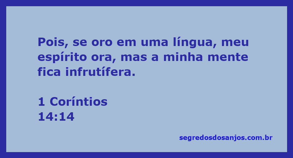 Imagem ilustrativa de uma pessoa orando em uma língua desconhecida, simbolizando a oração espiritual destacada em 1 Coríntios 14:14.