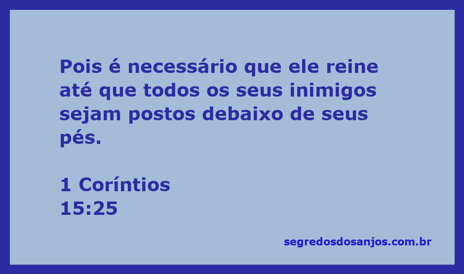Imagem representativa de Cristo reinando sobre seus inimigos, conforme 1 Coríntios 15:25.