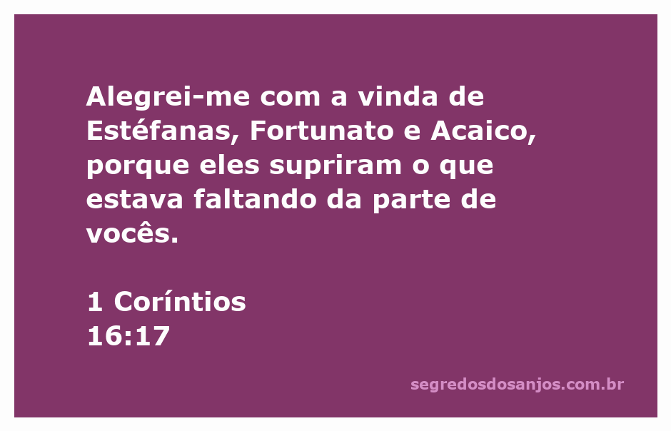 Imagem representando a alegria da vinda de Estéfanas, Fortunato e Acaico, destacando a importância da comunhão e apoio na comunidade cristã.