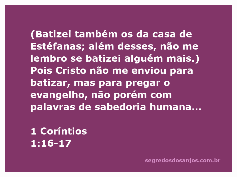 Imagem representativa do apóstolo Paulo pregando e batizando, simbolizando a importância do evangelho sobre o batismo.