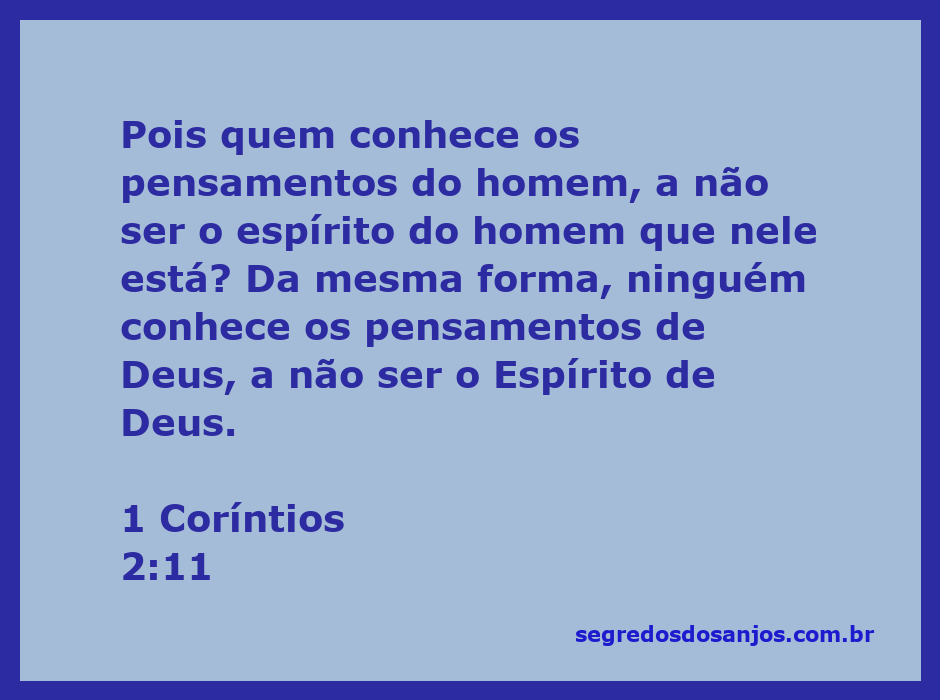 Imagem que ilustra o versículo de 1 Coríntios 2:11, destacando a relação entre o espírito humano e o Espírito de Deus.