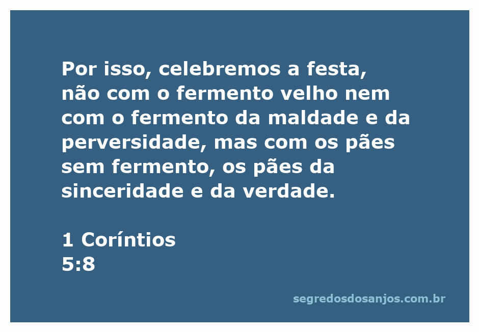 Imagem representativa da celebração da festa com pães sem fermento, simbolizando sinceridade e verdade.