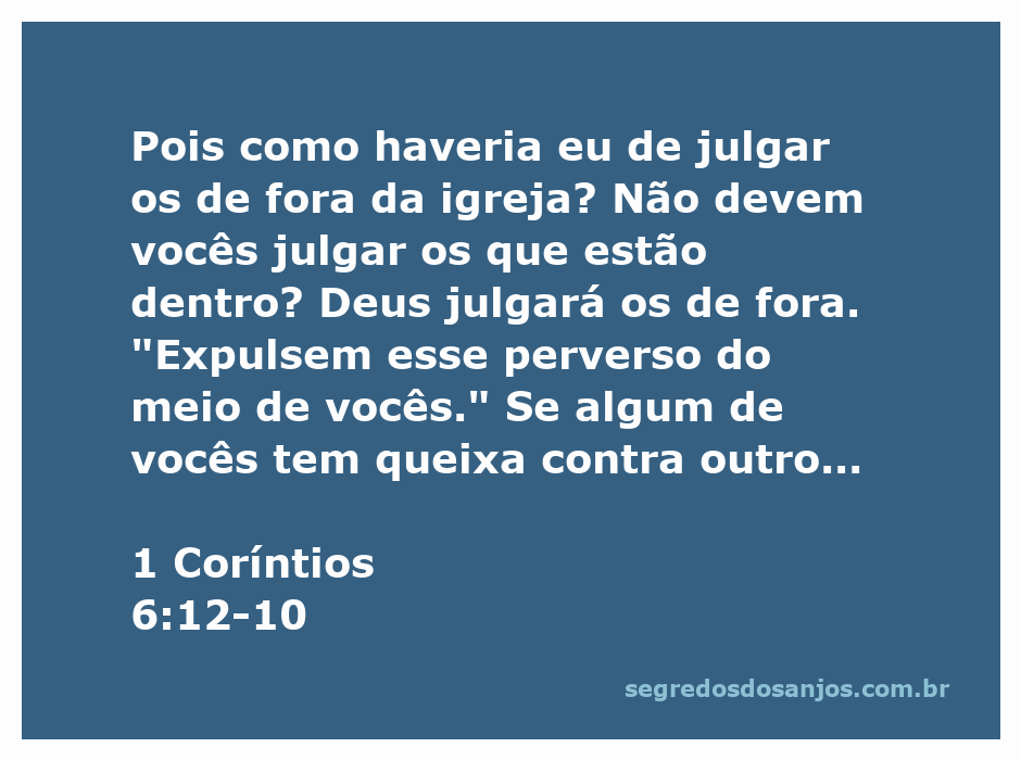 Imagem que representa a passagem de 1 Coríntios 6:12-10, destacando a importância do julgamento justo entre os membros da igreja.