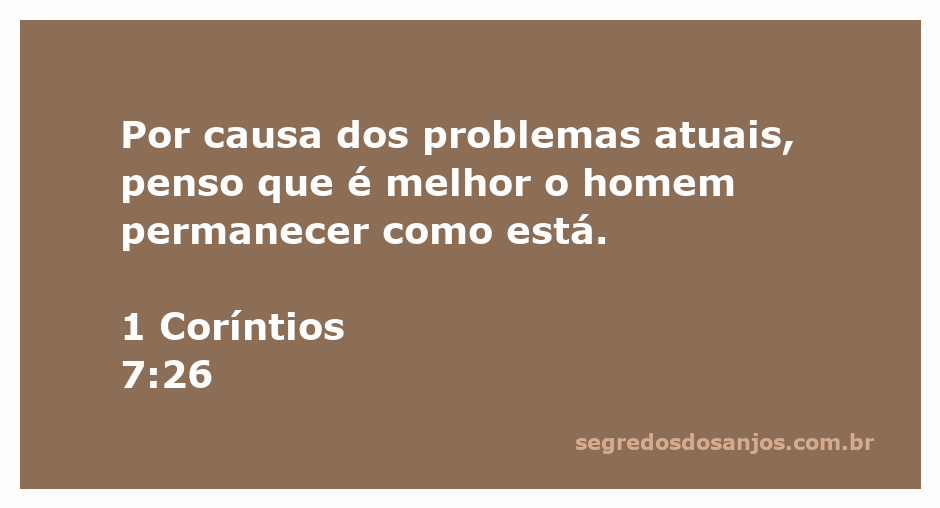 Um homem refletindo sobre suas decisões em meio a desafios da vida, inspirado por 1 Coríntios 7:26.