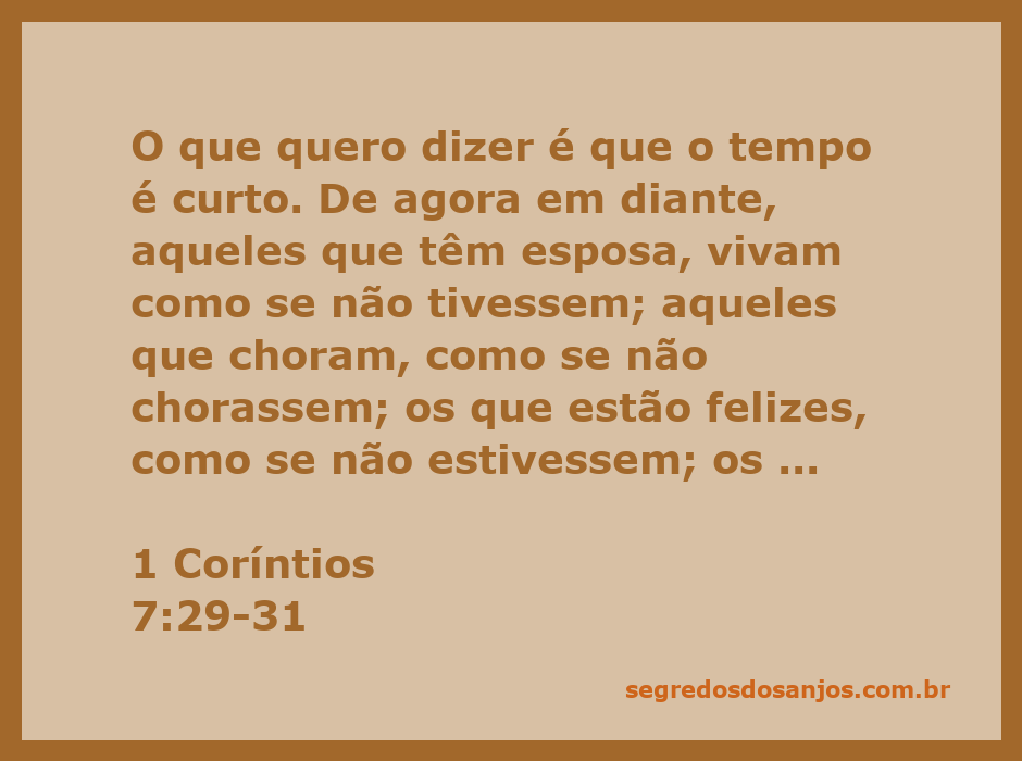 Ilustração de um relógio simbolizando a brevidade do tempo, com elementos representando casamento, emoções e posses.