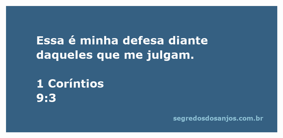 Apostolo Paulo defendendo sua missão e autoridade espiritual