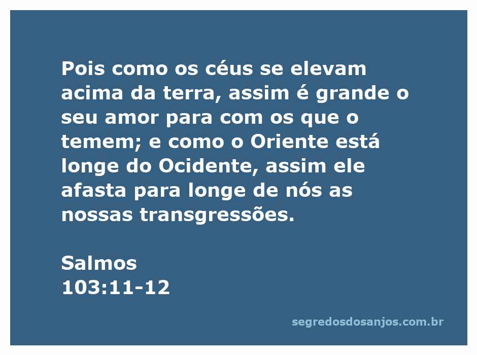 Imagem representando o amor de Deus e o perdão das transgressões, com uma ilustração dos céus e da terra.