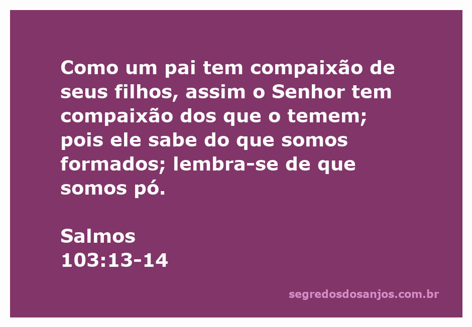 Ilustração de um pai demonstrando compaixão a seus filhos, simbolizando a compaixão de Deus para com a humanidade, conforme Salmos 103:13-14.