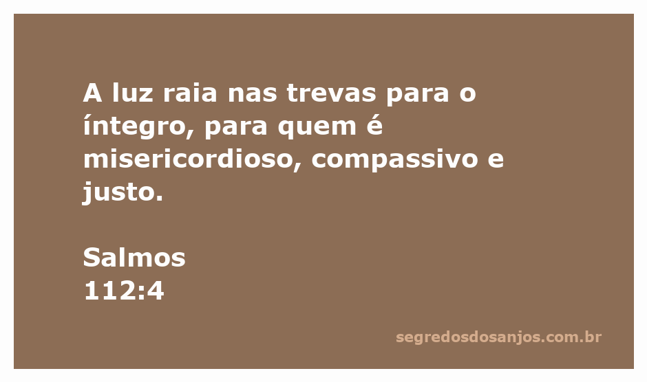 Uma imagem representativa da luz iluminando a escuridão, simbolizando a integridade e a compaixão conforme Salmos 112:4.