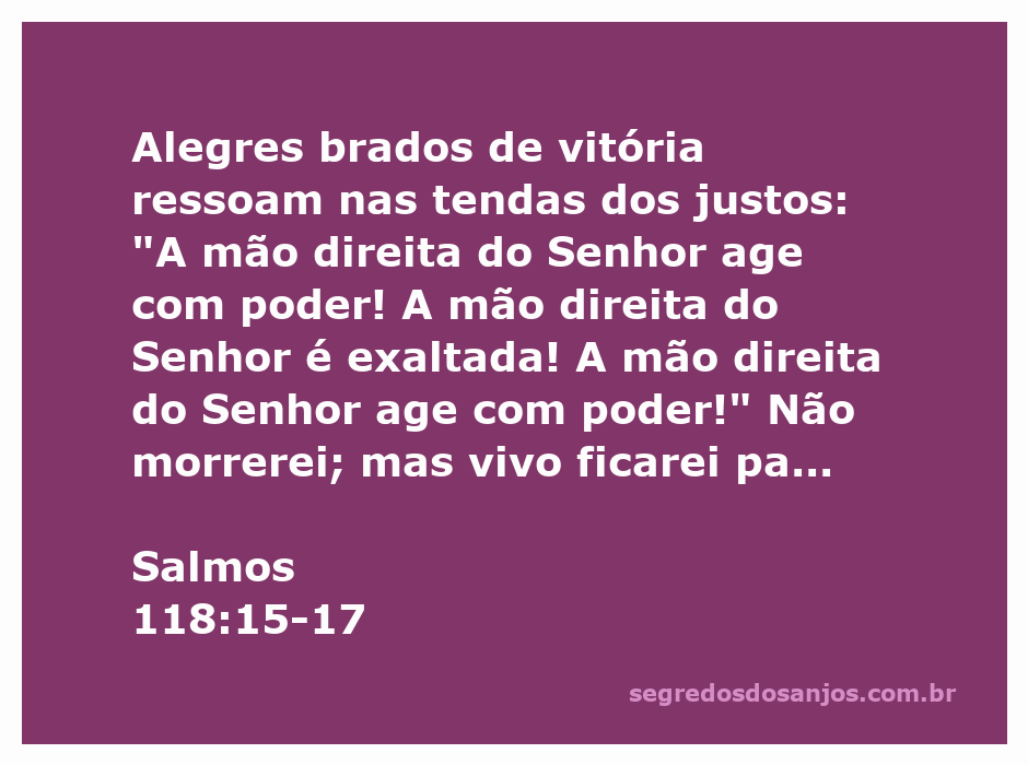 Imagem representando a celebração e alegria entre os justos, com destaque para a mão direita do Senhor simbolizando poder e proteção.