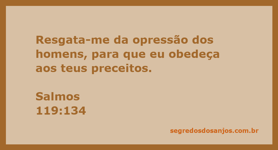 Ilustração de uma pessoa em oração pedindo libertação da opressão, inspirada em Salmos 119:134.