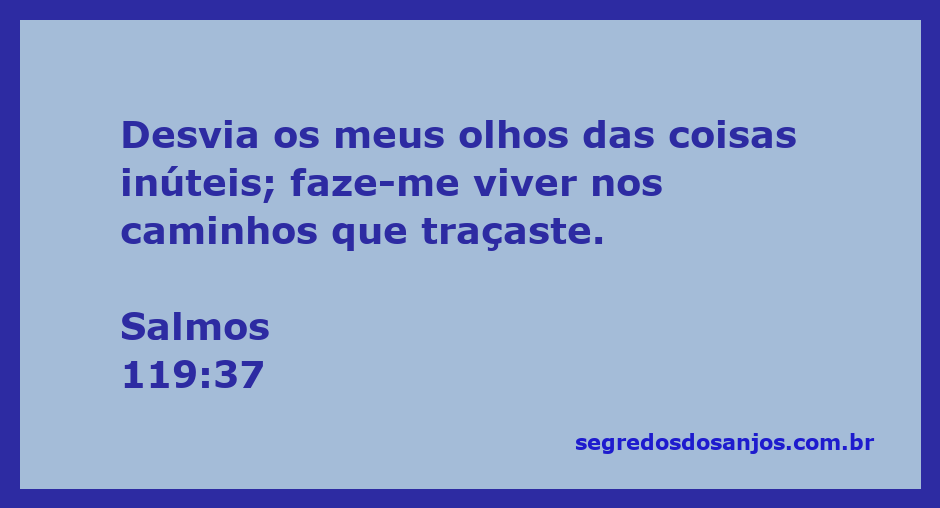 Imagem representativa de Salmos 119:37, mostrando uma pessoa desviando o olhar de distrações e focando em um caminho iluminado.