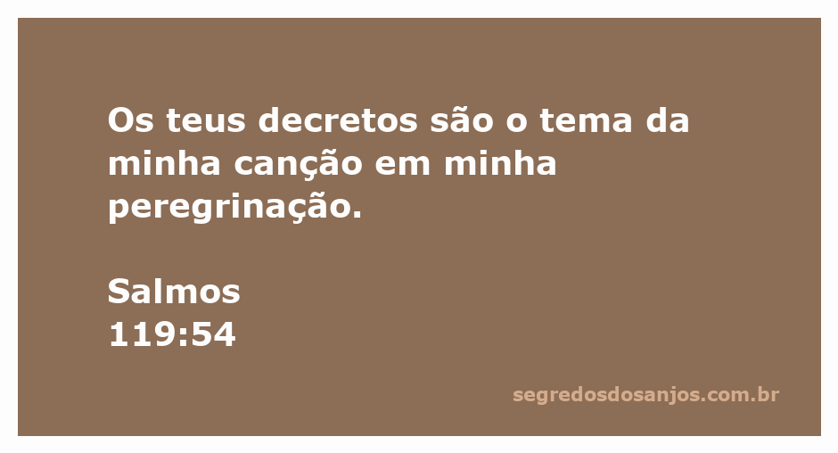 Imagem representativa dos Salmos 119:54, refletindo a alegria e a devoção nas canções durante a peregrinação.