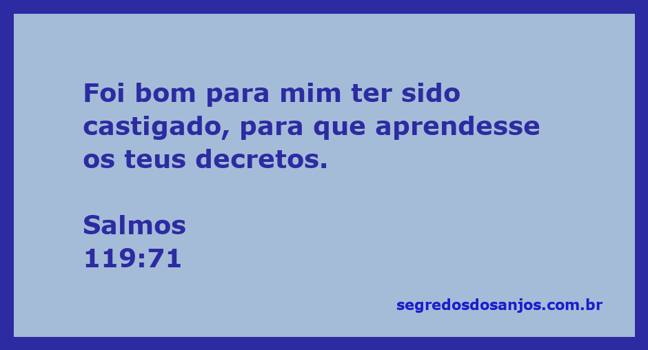 Imagem representativa do versículo Salmos 119:71 sobre aprendizado através da disciplina.