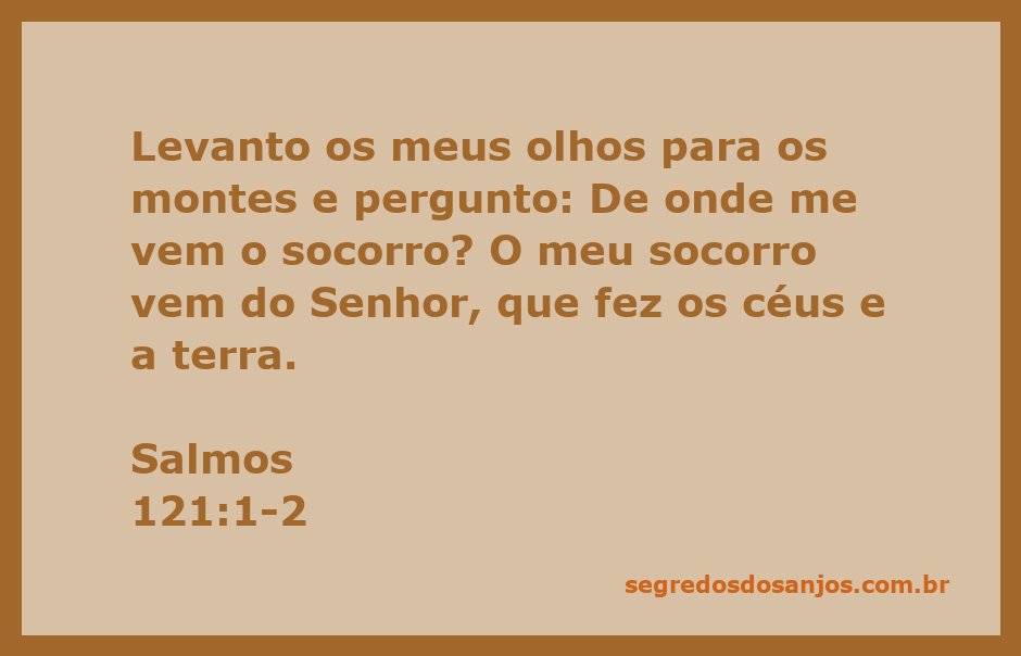 Uma paisagem montanhosa com céu azul, simbolizando a busca por socorro e proteção divina, inspirada no Salmo 121:1-2.