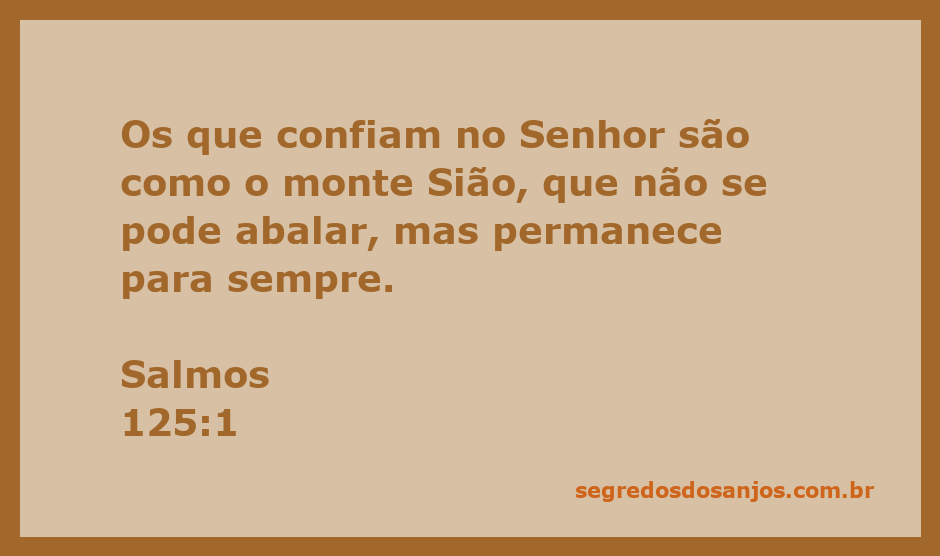Imagem inspiradora do monte Sião simbolizando a confiança em Deus, representando a estabilidade e a permanência.