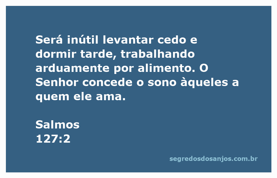 Imagem de uma pessoa descansando tranquilamente, simbolizando a paz que vem do Senhor, conforme Salmos 127:2.