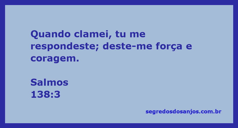 Uma imagem inspiradora que representa o versículo de Salmos 138:3, destacando a resposta divina e a força recebida.