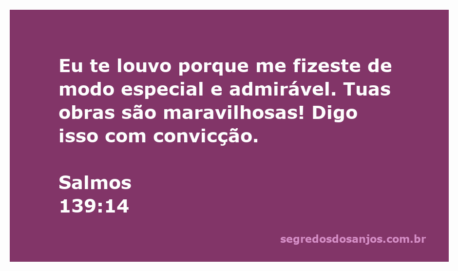Imagem inspiradora que representa a criação única e admirável do ser humano, conforme Salmos 139:14.