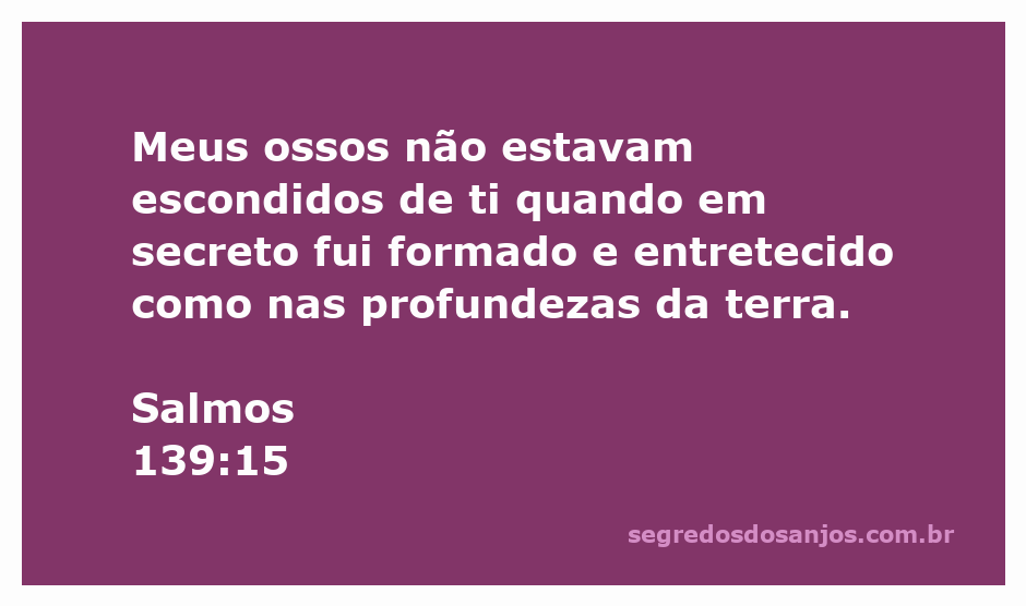 Ilustração representando a formação do ser humano nas profundezas da terra, inspirada em Salmos 139:15.