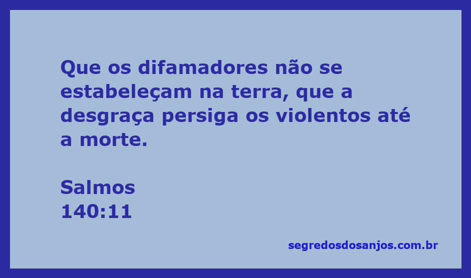 Imagem representativa da proteção divina contra a difamação e a violência, inspirada no Salmos 140:11.