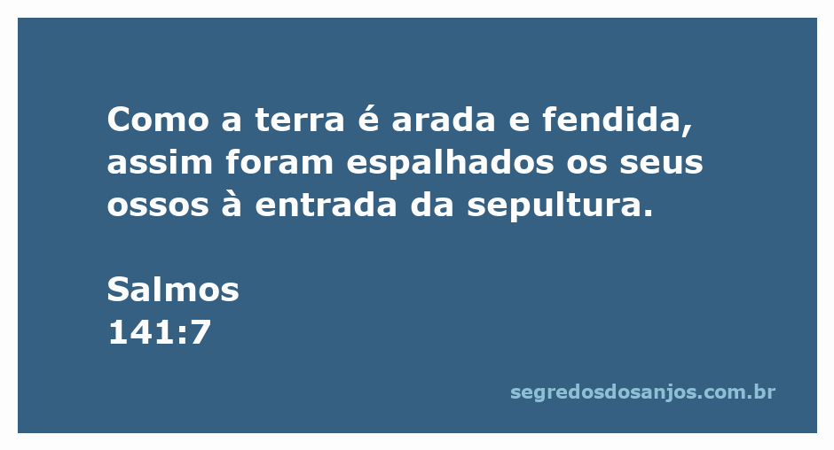 Imagem representativa de uma sepultura com ossos espalhados, simbolizando a passagem de Salmos 141:7.