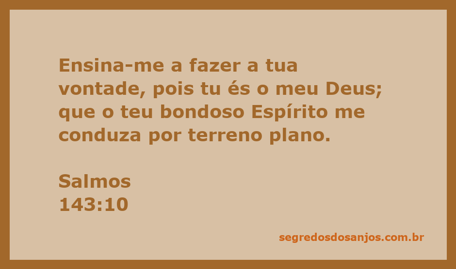 Uma ilustração que representa a oração de Salmos 143:10, pedindo a orientação do Espírito Santo.