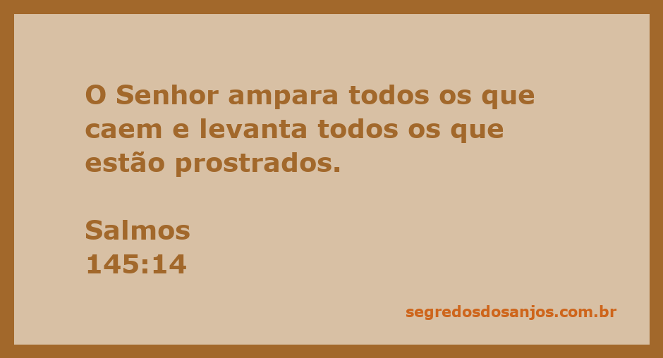 Imagem representativa de Salmos 145:14, mostrando uma mão divina levantando uma pessoa caída.