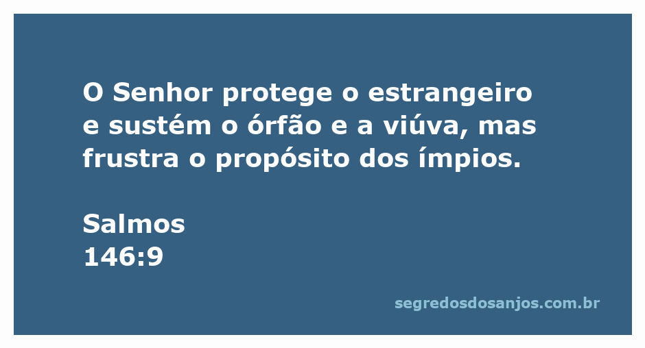Ilustração que representa o Senhor protegendo o estrangeiro, órfão e viúva, simbolizando cuidado e compaixão.