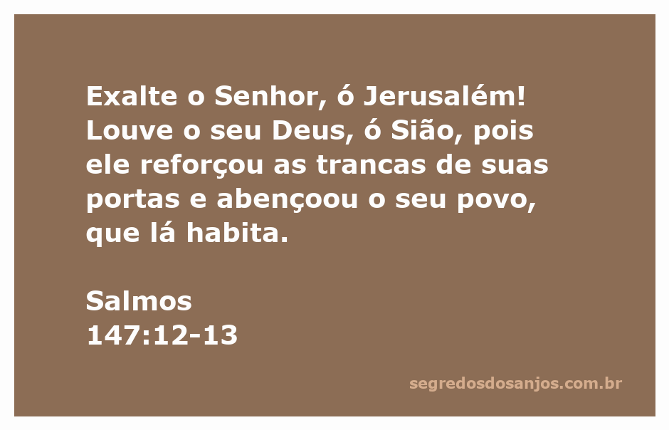 Imagem que representa a cidade de Jerusalém com uma atmosfera de louvor e adoração a Deus, destacando suas portas e a bênção sobre seu povo.