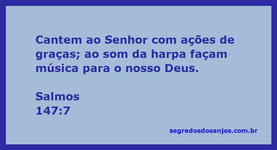Imagem de pessoas cantando ao Senhor com harpas, expressando gratidão.