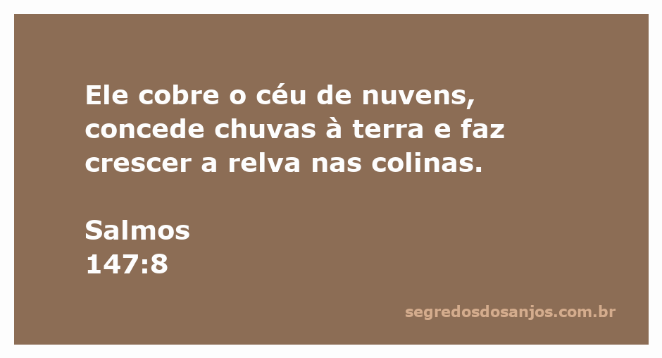Imagem de nuvens cobrindo o céu com gotas de chuva caindo sobre a terra, simbolizando a provisão de Deus.