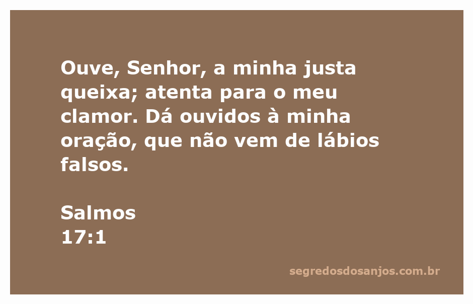 Imagem que representa a oração e a busca por justiça conforme o Salmo 17:1.