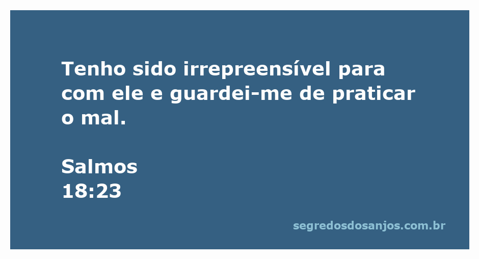 Imagem inspiradora de uma pessoa em meditação, refletindo sobre o versículo Salmos 18:23.
