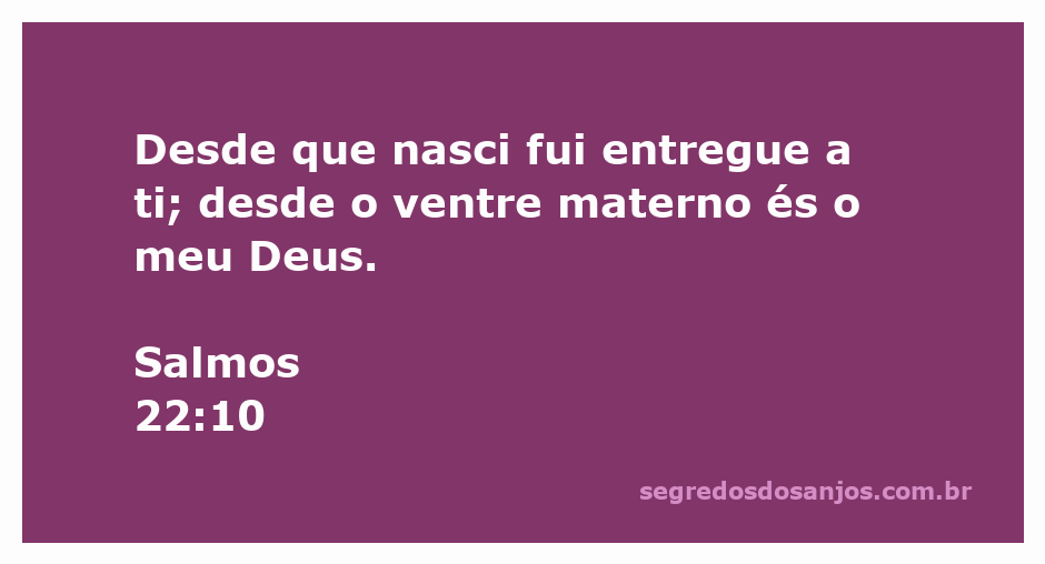 Criança sendo entregue a Deus desde o ventre materno, simbolizando a fé e a entrega desde a infância.
