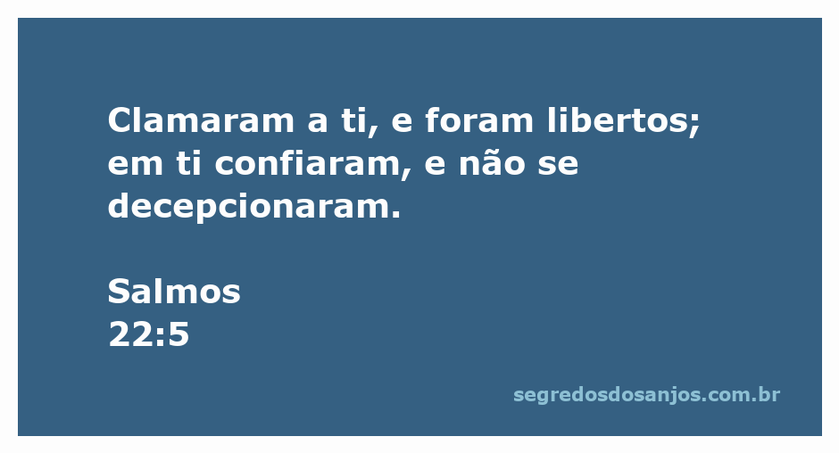 Ilustração inspiradora do versículo Salmos 22:5, mostrando pessoas clamando e sendo libertas.