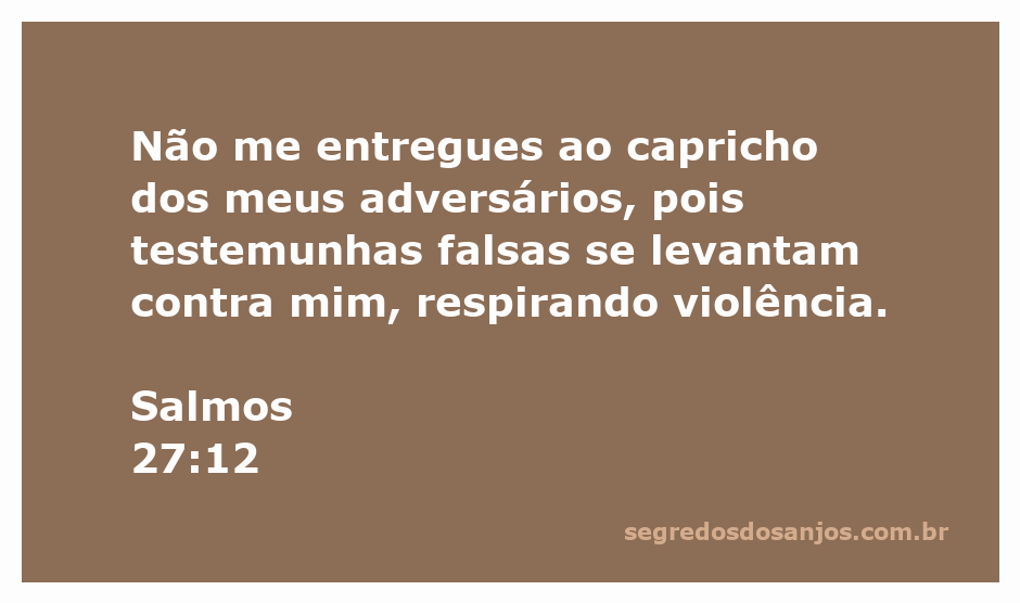 Imagem que representa Salmos 27:12, retratando a luta contra adversários e testemunhas falsas.