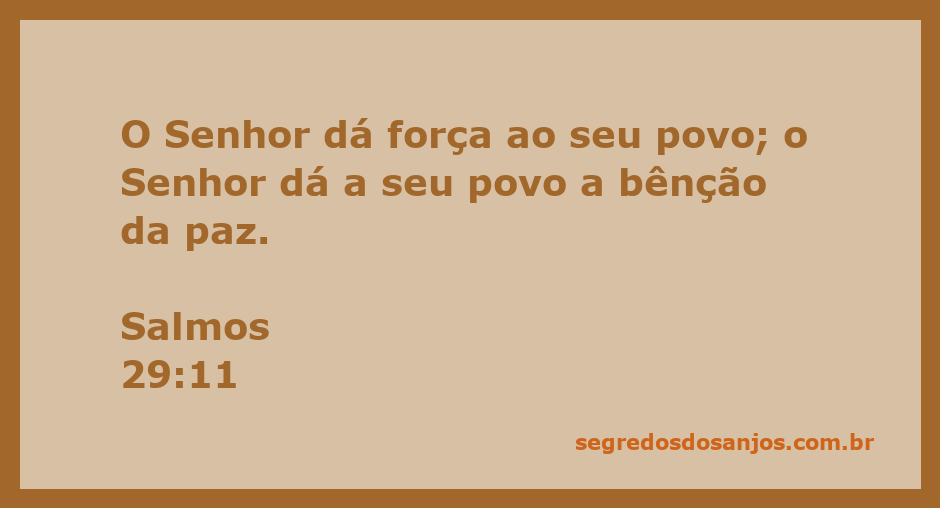 Imagem representativa do Salmos 29:11, destacando a força e a paz que Deus oferece ao seu povo.