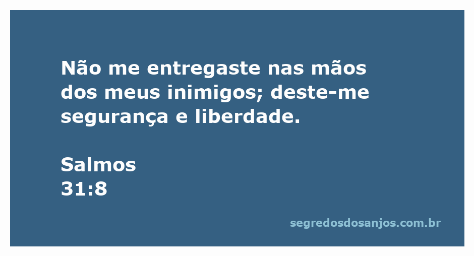 Imagem inspiradora representando Salmos 31:8, simbolizando segurança e liberdade em tempos de adversidade.