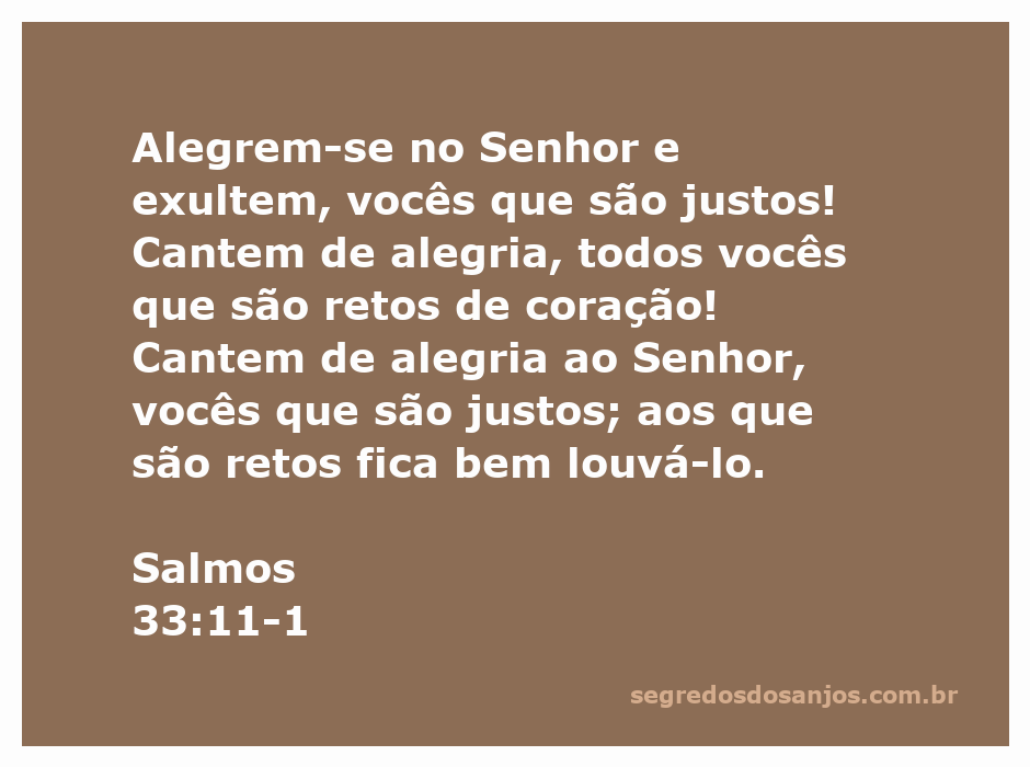 Imagem de pessoas alegres louvando a Deus, ilustrando o versículo Salmos 33:11-1.