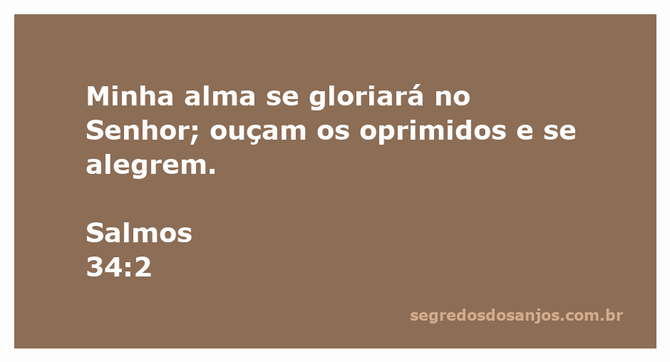 Uma representação artística do Salmo 34:2, destacando a alegria e a glória espiritual em Deus.