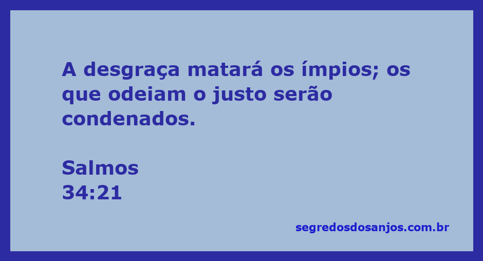 Imagem ilustrativa de Salmos 34:21, refletindo sobre a justiça e a condenação dos ímpios